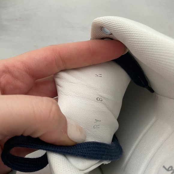 ❌SOLD❌Salvatore Ferragamo Manhattan Leather  Gancini-print Sneaker in White - Picture 5 of 9